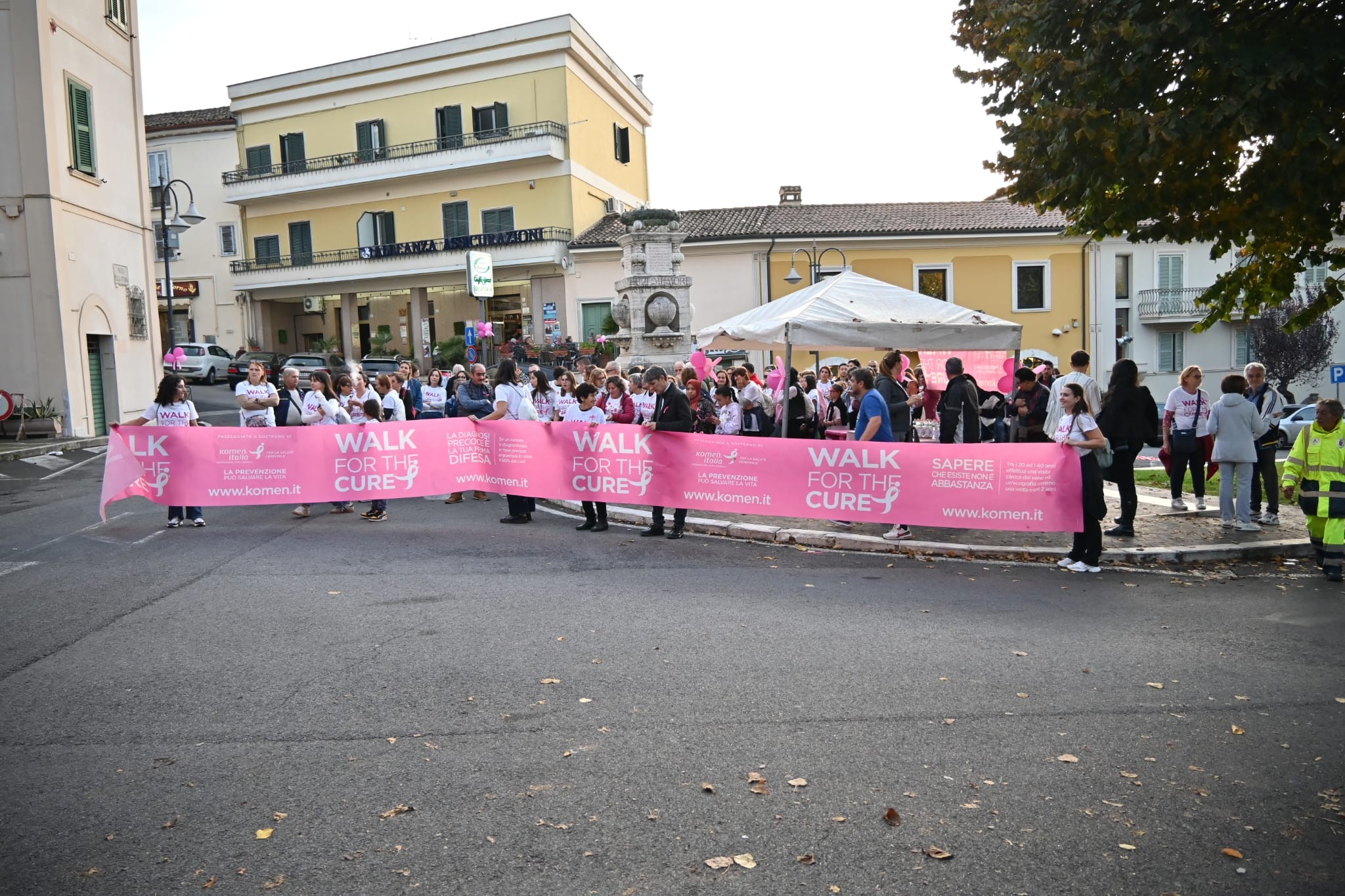 Partecipanti alla camminata